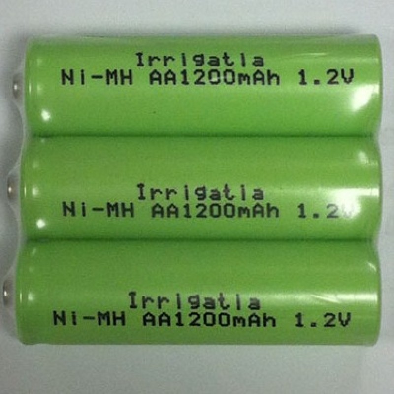 Pack of 3 x AA rechargeable batteries for use with C, K and L series controllers