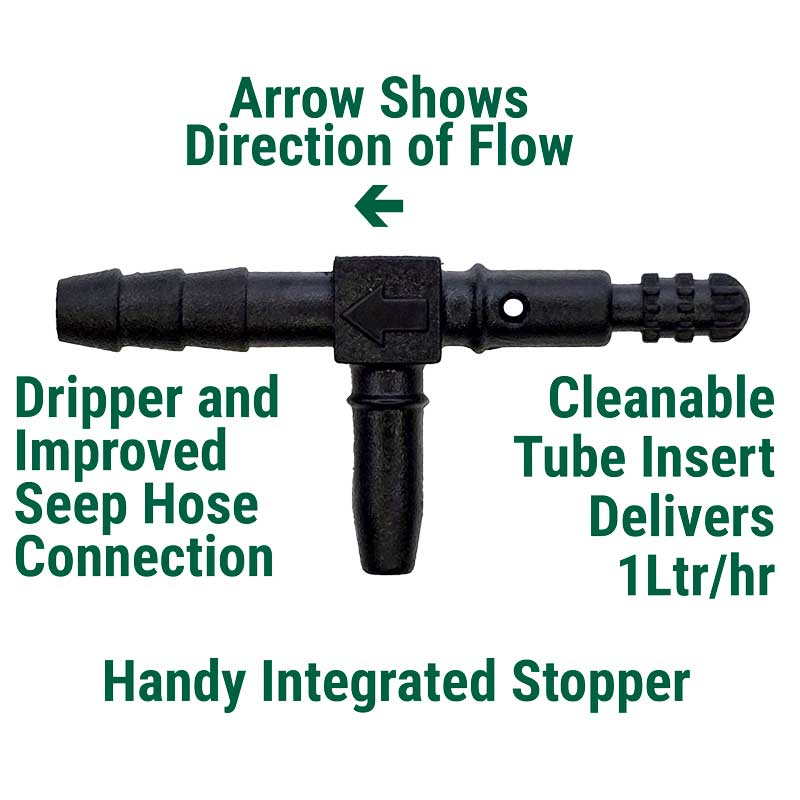 Three Element 1ltr Per Hour Dripper - New for 2025